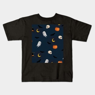 Halloween Ghosts Kids T-Shirt